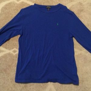 Dark blue, green logo, Ralph Lauren blue polo
